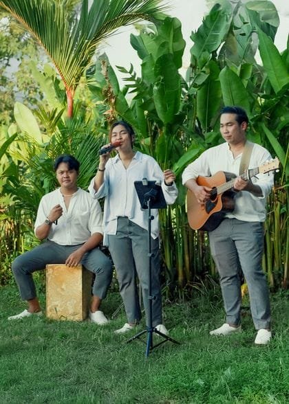 Professional live music band and DJ services for wedding celebrations in Phuket